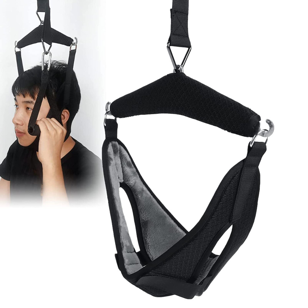 Neck Traction Device Over Door Cervical Traction Hammock For Neck Pain Relief And Spinal Decompression, Adjustable Fit