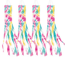 Inspiring Windsock, Outdoor Decoration With Compact Size, Durable Polyester, Inspirational Design For Home Yard Garden, Rainbow 40 Inches Long