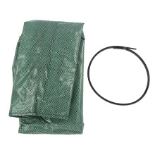 Strapazierfähiger Gartensack aus PP-Gewebe, wiederverwendbar, robust, vielseitig einsetzbar, zusammenklappbar, für Laub und Gartenabfälle, einfach