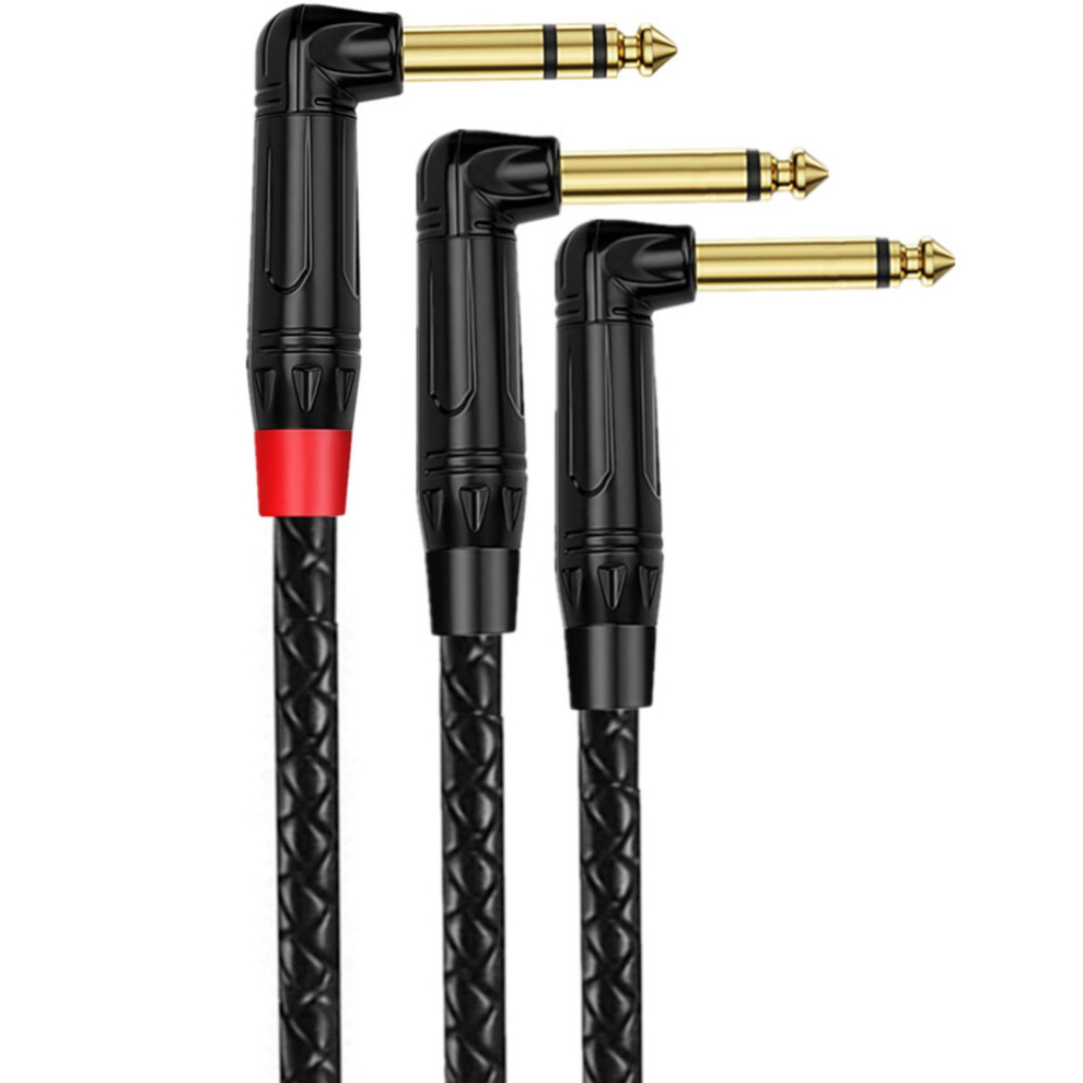 Practical 6.35Mm Double Headphone Splitter Cable Sound-1.8M C Gold 7754000509850