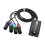 4 Channel 3Pin Networking XLR Cable for Stage Sound Lighting-A 1