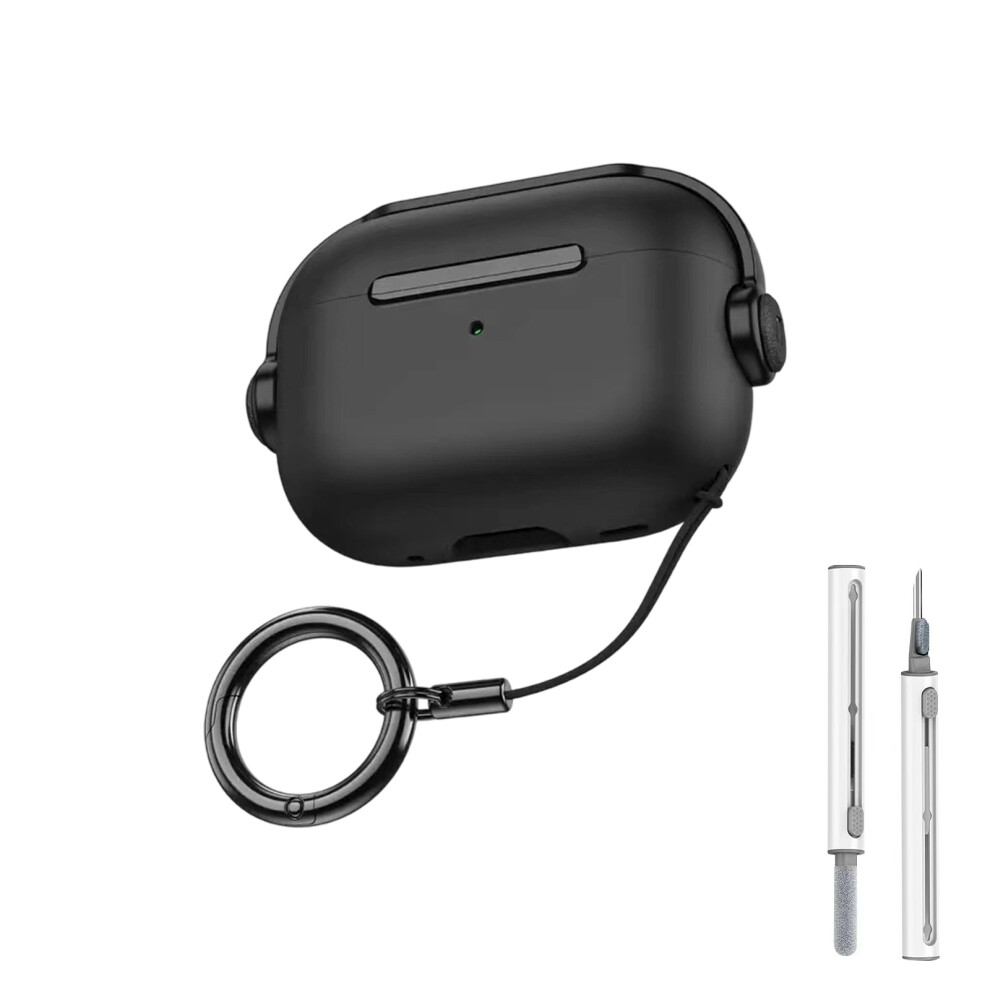 Earphone Case For Pro3 Earbuds Wireless Charging- Black 7754000509324