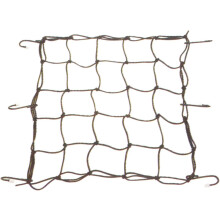 Gepäcknetz mit verstellbaren Haken für Kanus, elastisches Latexseilnetz mit robustem Bungee-Seil und engmaschiger Maschenweite, zuverlässige