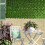 Faux Hedge Privacy Screen για φράχτη κήπου, εύκολο στην εγκατάσταση τεχνητό πάνελ κισσού με 2