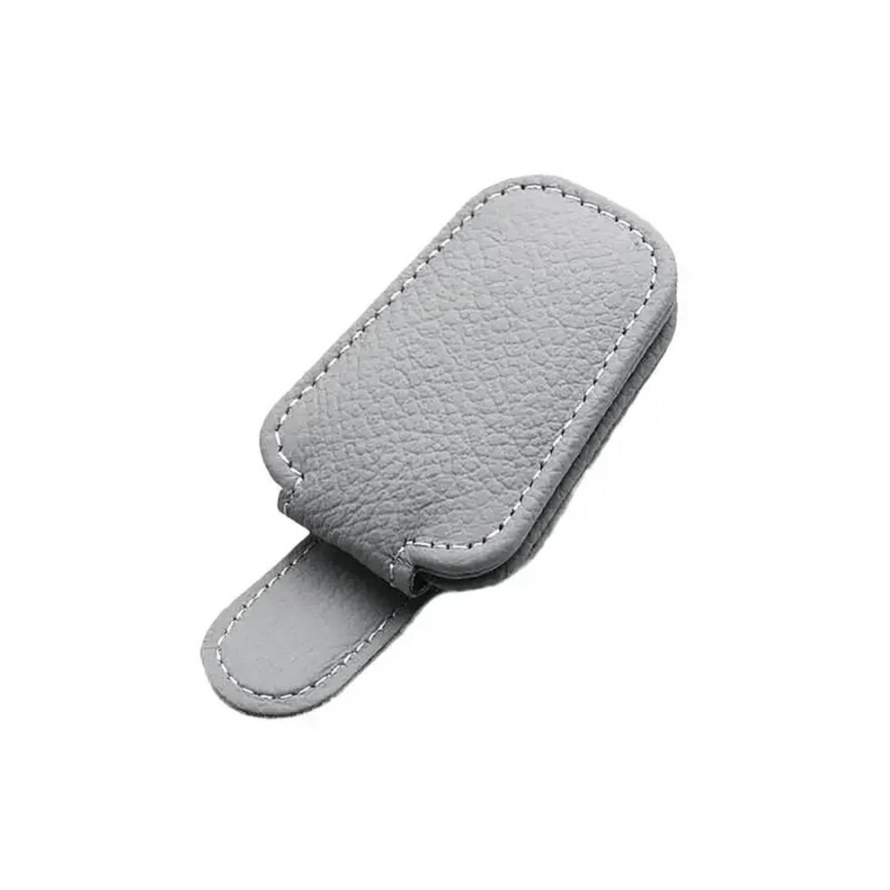 Sunglasses Holder For Car Clip Hanger Eyeglasses Mount Sun Visor Compatible Ticket Card Clip Grey 9339159446652