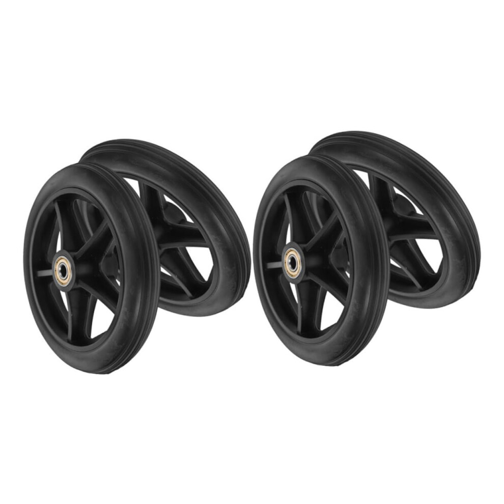 Replacement Front Wheel 4Piece HeavyDuty Caster Tire For Wheelchairs Walkers And Strollers