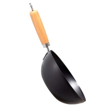 Small NonStick Flat Bottom Wok For Electric Stove, Ergonomic Handle, Rapid Heat Conduction, Stir Fry And Saute Pan