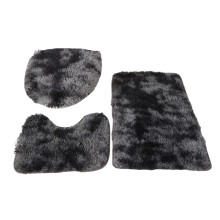 (Dark Gary, U40x545x50 50x80) 3pack/lot Absorbent Bathroom Mats Sets 3 Pieces For Quick Drying