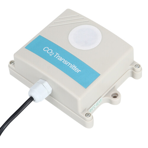 Industrial CO2 Sensor Transmitter 2000ppm ABS 11x8.5x4cm