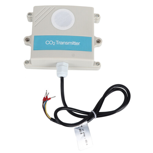 Industrial CO2 Sensor Transmitter 2000ppm ABS 11x8.5x4cm 1
