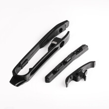 Motorcycle Chain Slider Universal Swingarm Guide Polyurethane Performance Easy Installation Black
