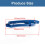Motorcycle Chain Slider Universal Swingarm Guide Polyurethane  Performance Easy Installation Black 2