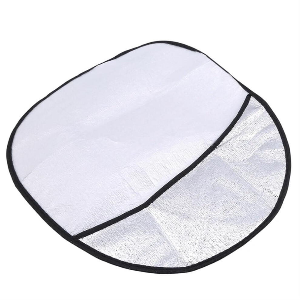 Sunshades Foil Car Steering Wheel Cover Foldable Sunshade Window Shades For Insulation And Protection Silver 9339159447444
