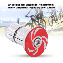 S34 Mountain Fahrrad Vorderrad Gabel Headset Kompressionsstopfen Rot 52g