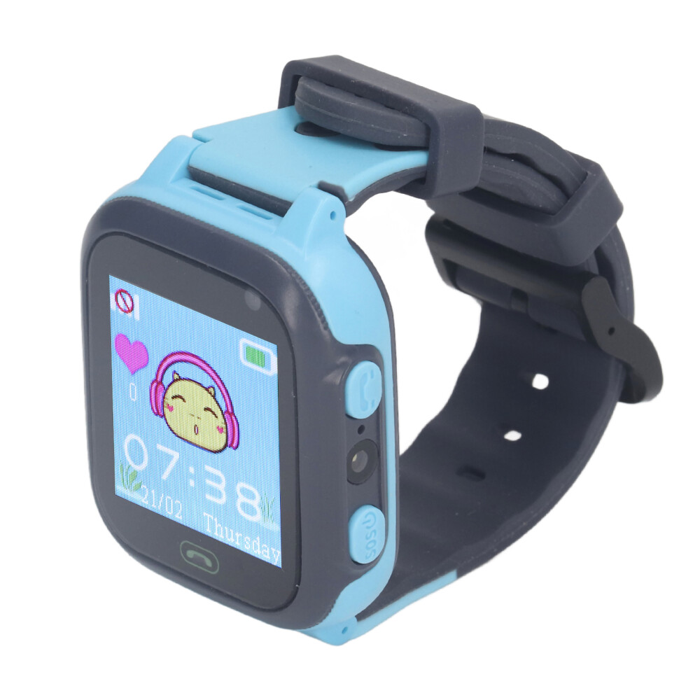 Kids Touchscreen Smart Watch With Camera, Call, Flashlight, 1.44" Screen Blue 4601363822443