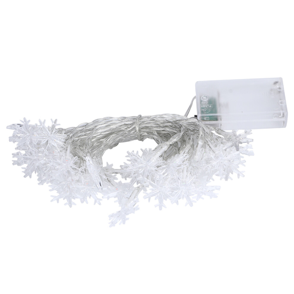 Multi-Mode LED Fairy Lights, Christmas Snowflake String Lights With Remote Control For Battery Operated Outdoor Decorations, Waterproof Snowflake Ligh-image-OPC-PN8PS8F-NEW