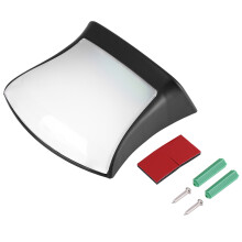Solução de iluminação externa, luminária solar com sensor de movimento e à prova d'água para jardim, decoração externa movida a energia