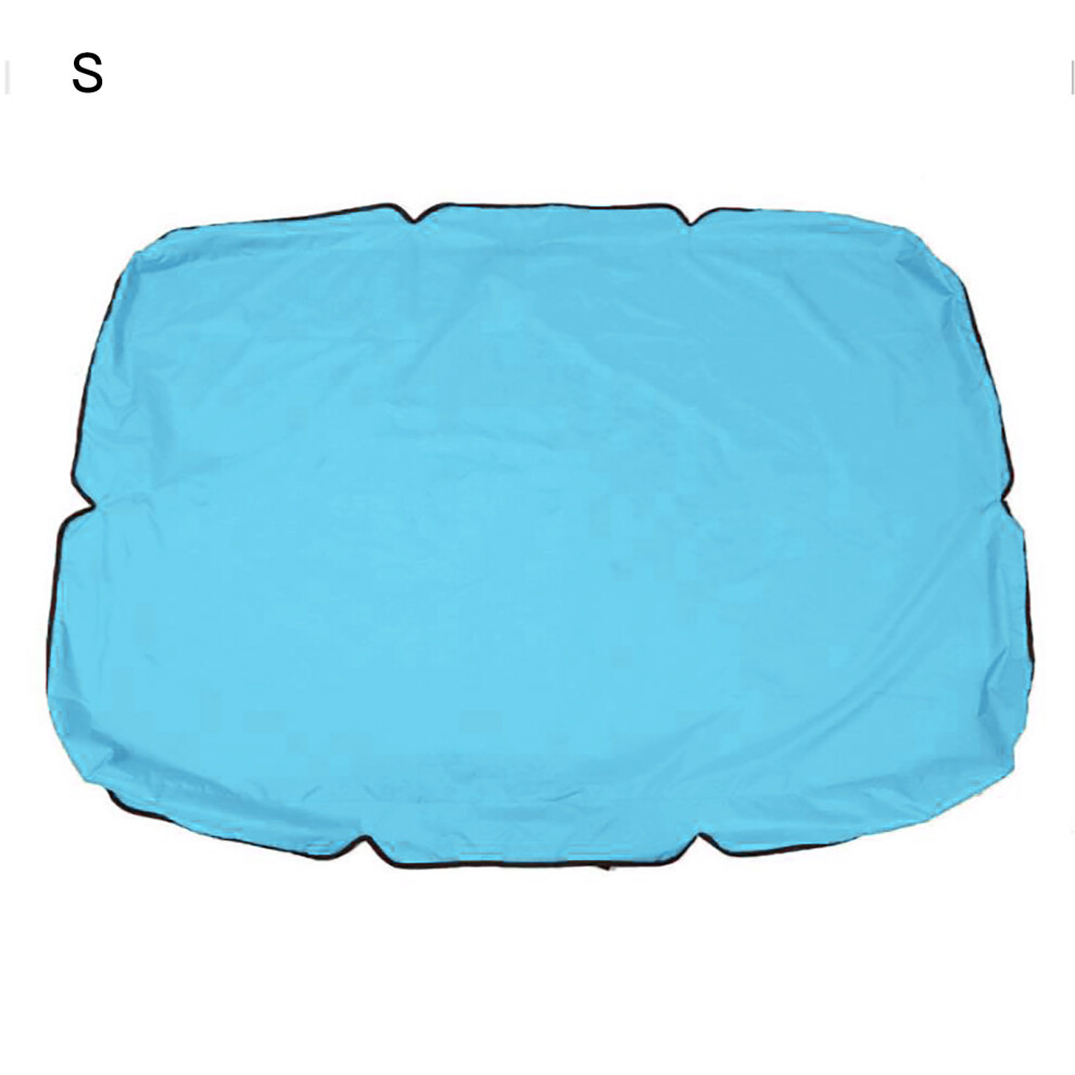Three Seat Replacement Cover, 210D Coated Oxford Fabric Waterproof Uv Protection For Patio Yard Chair Silver 9489125375421