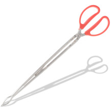 Stainless Steel Heavy Duty Firewood Grabber For Fireplace And Outdoor Fire Pit, Claw Tool For Camping Barbecue