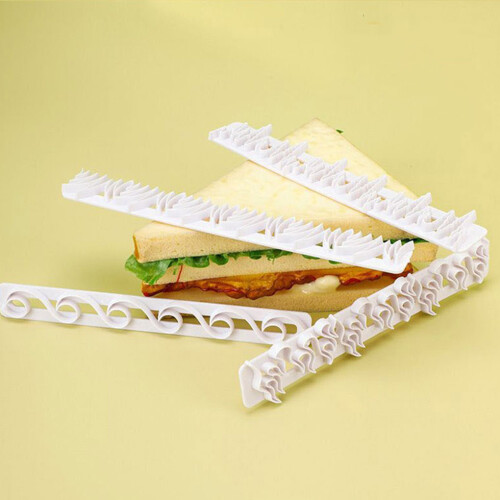 8x Plastic Embossing Mould Beautiful Cake Designs Effortlessly Safe 2