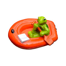 Paperella galleggiante creativa in gomma, giocattolo da bagno sicuro per bambini, elemento decorativo autunnale unico, divertente accessorio per