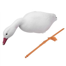 Conjuntos portáteis de iscas para aves aquáticas, iscas empilháveis em formato de meia concha de ganso, fáceis de transportar e armazenar.