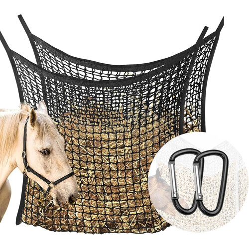 Web Hay Bag Slow Feeder For Horses Storage Bag Multiple Size Large Capacity 1