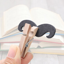 50 Stück Bart-Form Bastelclips DIY Heimdekoration Geschenke, 3,5 cm Länge
