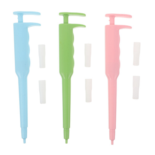 3 Pièces Distributeur De Pilules Pour Chat Avec Embouts En Silicone
