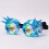 Kaleidoscopes Goggles Blue Rainbow Prisms Diffraction Crystal Lens For Psychedelic Raves 2