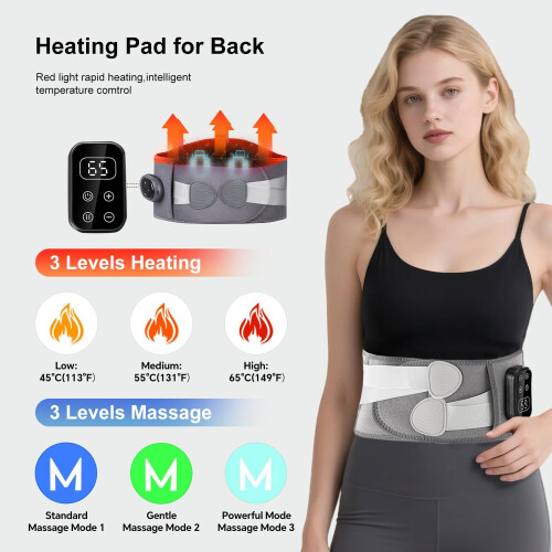 Cordless Heating Pad For Back Pain Relief 1