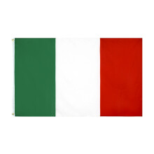 Bandiera Italiana 3x5Ft, Bandiera Italia resistente allo sbiadimento 90x150cm Bandiera da esterno con occhielli in ottone, Bandiera tricolore in