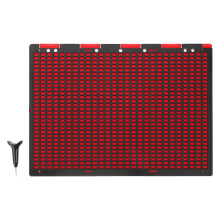 Braille Writing Board With Pen: Portable 27-Line 30-Cell Plastic Set