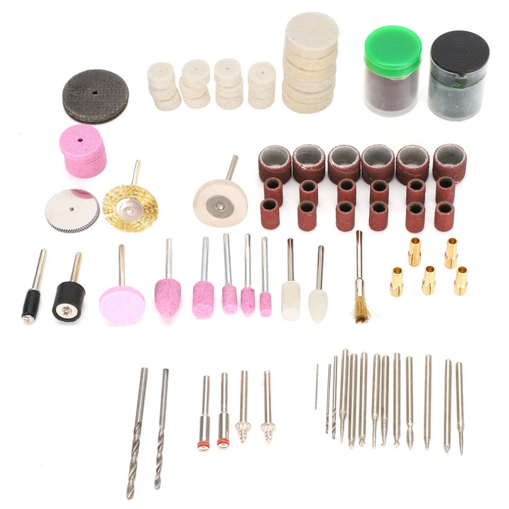 125Pcs Rotary Tool Kit For Grinding Polishing Drilling Accessories 9441363837109