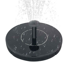 Solar-Wasserbrunnenpumpe für den Garten, verbesserte 1-W-Solarbrunnenpumpe mit 7 Düsenoptionen, verschiedene Sprühmodi, Gartenbrunnen,