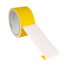 Colored Matte Finish Cloth Tape Easy Tear No Residues-Yellow