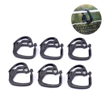Argola em D para artesanato, clipes de plástico para tela de sombreamento com alta resistência e fácil fixação.