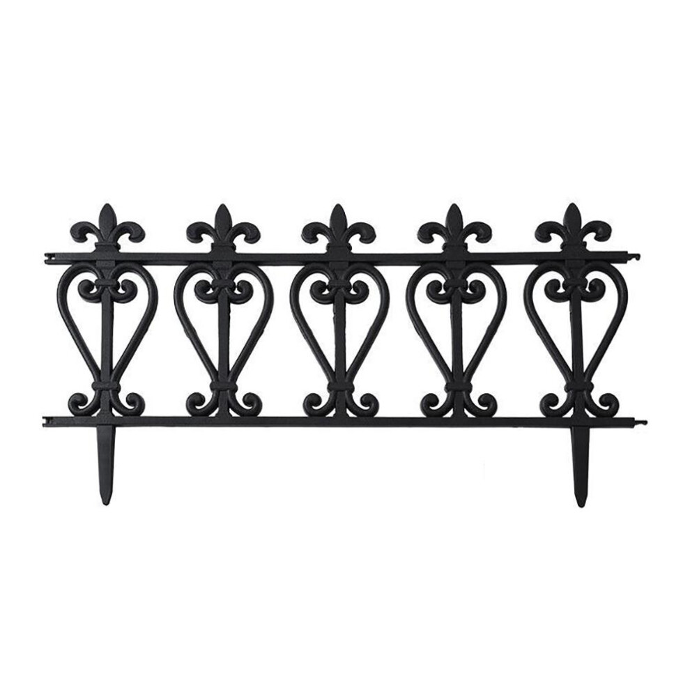 Garden Border Fence Panels, Decorative Yard Edging Barrier For Flower Beds And Lawn Protection, Multi Purpose Animal Resistant Fencing With Durable We 9489125396143