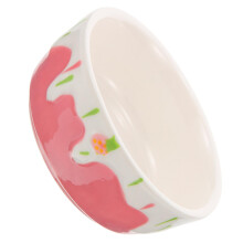 Ceramic Small Animal Food Bowl For Hamsters And Guinea Pigs NonTip Lightweight Design Stable Base Water Food