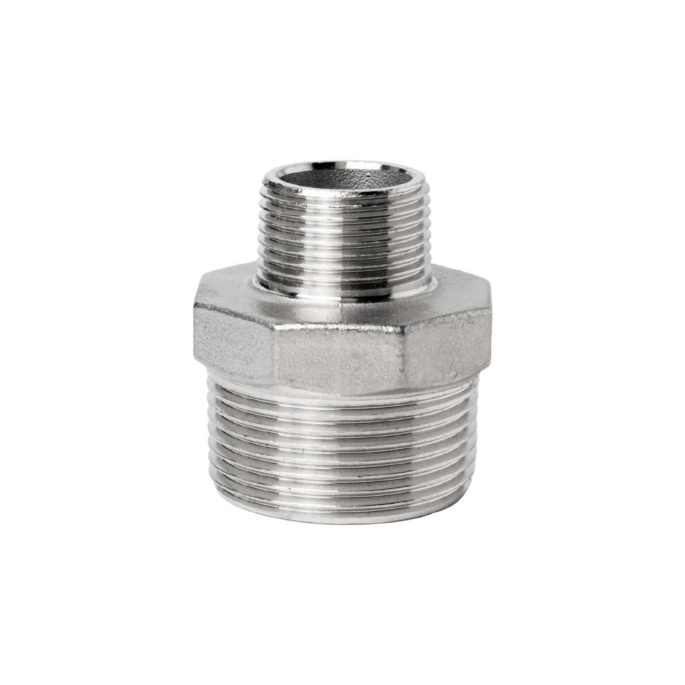 1Pc Plumbing Connection 1/8 To 1/2 Inch 304 Stainless Steel Male Female Thread Fitting Reducer Dn8 X Dn25 9067246042875