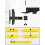 Bookshelf Speaker Wall Mount Bracket Metal-         2 pack 5