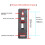 Bookshelf Speaker Wall Mount Bracket Metal-         2 pack 6