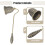 Candle Snuffer Com Strass Vintage E Longo Liga De Zinco 8