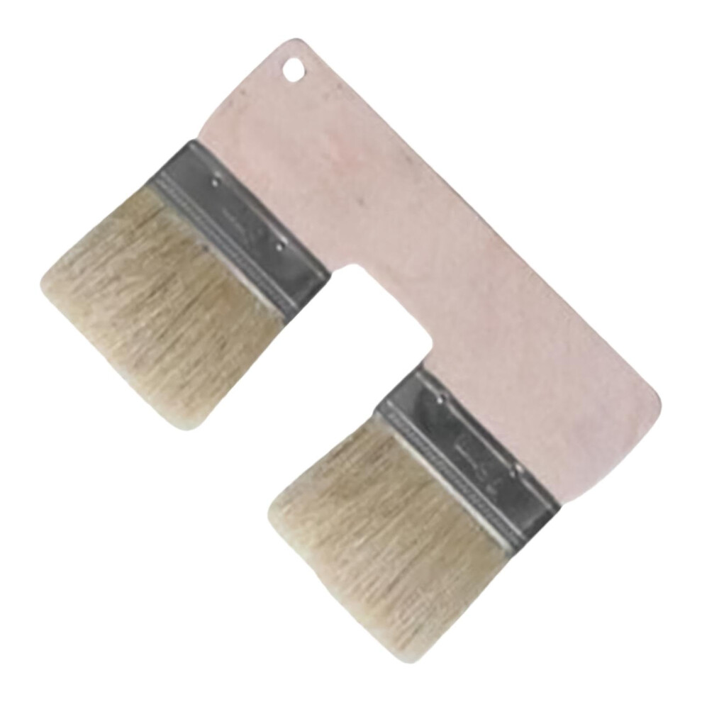 Double Paint Brush 3Inch Ushaped Doublehead Bristle Brush For Acrylic Painting, Double Color Paint Brush 9067246043353