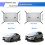 Car Windscreen Cover, Windshield Ice Snow Shield, Front Screen Sunshade 230x145cm 4