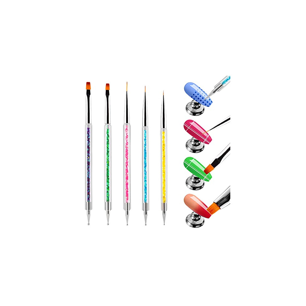 5pack/lot Liner For Manicure Nail Art Nail Game With Precise Lines And