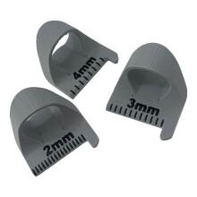 3Pcs Patchwork Stitching Aid Finger Sewing Ruler Patchwork-grey