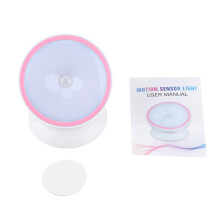 Lampe de nuit à base magnétique et rotative, éclairage LED dimmable sans fil sous meuble, détecteur de mouvement, lampe LED rechargeable pour