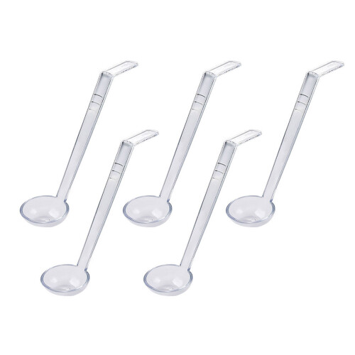 Multipurpose Plastic Serving Ladles with Long Handle Clear-S