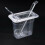 Multipurpose Plastic Serving Ladles with Long Handle Clear-S 5